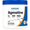 Nutricost Agmatine Powder 100 Grams - 100 Servings (Agmatine Sulfate) Supplement