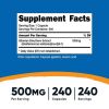 Nutricost Siberian Eleuthero 500mg, 240 Capsules - Gluten Free & Non-GMO Supplement