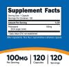 Nutricost Policosanol 100mg, 120 Capsules - Gluten Free, Non-GMO Supplement